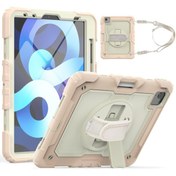 Resim iPad Uyumlu Air Uyumlu 10.9 2022 5.Nesil Strap Tablet Kılıfı Darbe Savar 