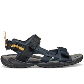 Resim Geox Erkek Lacivert U Terreno + B Te + Nbk Sy Çift Bantlı Kumaş Sandalet U4550B011EKC4002 