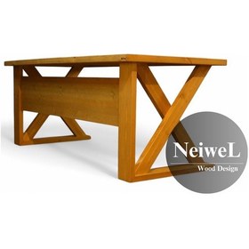 Resim Neiwel Ares X Ahşap Ofis Ve Çalışma Masası x 80 x 160 Açık Ceviz 