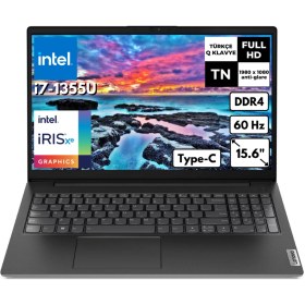 Resim Lenovo V15 G4 IRU 83A100HXTRAT46 i7-1355U 16 GB 256 GB SSD 15.6'' W11P Dizüstü Bilgisayar 