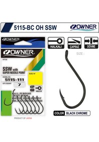 Resim Owner 5115 Oh Ssw Black Chrome İğne No: 2/0 