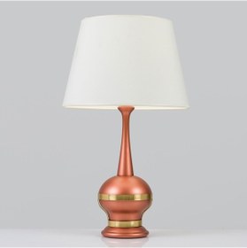 Resim Asya Serisi Bakır Renk Abajur Diğer 