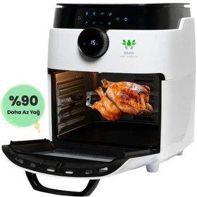 Resim Wiami Airfryer Oven RA-011W 12 lt Sıcak Hava Fritözü 