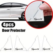 Resim 2/4 kapı köşe koruyucuları - araç güvenliğini artırmak için "spor" tasarımı olan şeffaf PVC çarpışma önleyici çıkartmalar, kapı köşesi koruyucuları, kapı sınırı çarpışma kauçuk şeritler, kapı ayak köşeleri koruyucu kapaklar 