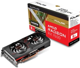 Resim Sapphire Radeon RX 7600 Pulse 8GB GDDR6 128 Bit Ekran Kartı 