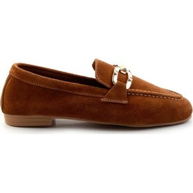 Resim Taba Leather Kadın Loafer Ayakkabı K01763071002 Taba 