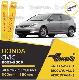 Resim Honda Civic Hb Muz Silecek Takımı 2001-2005 İnwells 