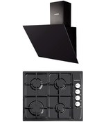 Resim Kumtel KO-410 BF - DA6-833 Siyah Ankastre Set 