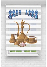 Resim Perdecizade Enxboy Nazar Boncuğu Dijital Baskılı Zebra Perde-cocuk Odası-stor Perde Tyc6c997e5027b99fe47d2200 Renkli 