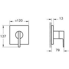 Resim Vitra Suit Ankastre Duş Bataryası Soft Bakır A4283729 Bakır 