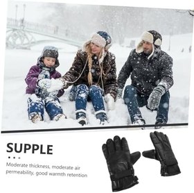 Resim iplusmile Usb Isıtma Eldivenleri - Dokunmatik Ekran 1 Çift Açık Hava Sıcak Eldiveni Erkekler Kadınlar İçin 