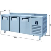 Resim Galleyz Tezgah Tip Patiseri Buzdolabı - 40x60 Cm Tepsi Kapasiteli 