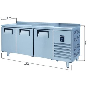 Resim Galleyz Tezgah Tip Patiseri Buzdolabı - 40x60 Cm Tepsi Kapasiteli 