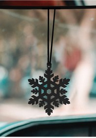 Resim VELUX HOME Araba Dikiz Aynası Süsü Kar Tanesi Metal 