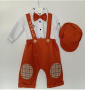 Resim moms and babies İsimli Erkek Çocuk Bebek Gömlekli Harem Pantolon Isme Özel 0-2 Yaş 