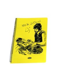Resim Tokaç A4 Müzik Defteri Spiralli Pp Kapak 40 Yp-sarı Dj 