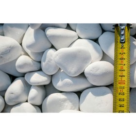 Resim Asenya Beyaz Dolomit Taş 15 Kg 4-6 Cm Dere Çakıl Taşı Bahçe Süs Taşı Saksı Teraryum Taşı Akvaryum 