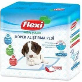 Resim Flexi Kaydırmaz Bantlı Çiş Pedi 55*60 Cm 10 Lu 