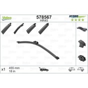 Resim Genel Markalar Sılecek Supurgesı Arka Muz Tıp 450mm Hr45 (hydroconnect Coklu Baglantı) / (x1) 