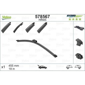 Resim Genel Markalar Sılecek Supurgesı Arka Muz Tıp 450mm Hr45 (hydroconnect Coklu Baglantı) / (x1) 