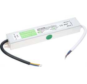 Resim Youmex Ip67 Su Geçirmez Dış Mekan Led Gönüllü Kaynak - Ac90-250v Giriş, 12v 20w Çıkış, Kısa Devre/asırı Yük/asırı Gerilim Koruma Gümüş 