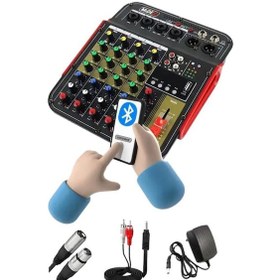 Resim Lastvoice Ample Little Paket-4 Aktif Hoparlör Ve Mixer Full Ses Sistemi Seti 
