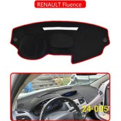 Resim Renault Fluence Torpido Koruma Halısı Kırmızı Kenar 