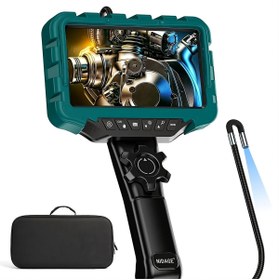 Resim NIDAGE Endoskop Yılan Kamera Işıklı Oynar Başlıklı Kamera 7 Inch Ekran Boyutu 