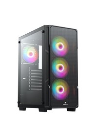 Resim Gamebooster GB-X223B USB3.0 RGB Atx Bilgisayar Kasası Siyah 