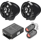 Resim Pengfushop5 Motosiklet Hırsızlık Alarm Sistemi Uzaktan Kumanda Su Geçirmez Mp3 Fm Radyo Hoparlör Stereo Amplifikatör Ses Sistemi (Yurt Dışından) 