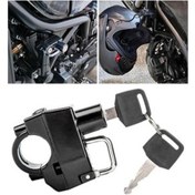 Resim Zcjb Magideal Motosiklet Kask Kilidi Hırsızlığa Karşı 22mm-25mm Gidona Uygun Motosikletler İçin Uygundur 