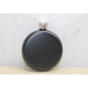 Resim Yuvarlak Tekli Matara - Siyah Çok Renkli 