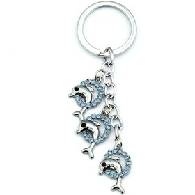 Resim New Life Promosyon Nl Taşlı Yunus Figürlü Anahtarlık Mdl2 