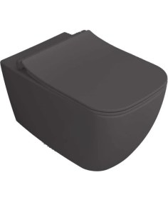 Resim Isvea Infinity Clearim Plus Asma Klozet Antrasit 