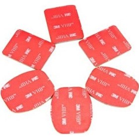 Resim Gopro Hero 3 Düz 3 Eğimli 3M Yapışkan Bant Çok Renkli 