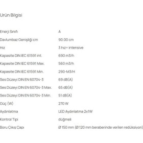 Resim Franke - Crystal Fcr 925 Tc Bk Xs Duvar Tipi Paslanmaz Çelik Davlumbaz Outlet - 110.0361.046- 