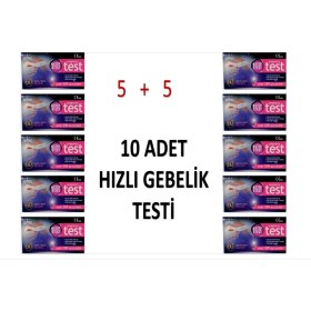 Resim Softec Hızlı Gebelik Testi 10 Adet 