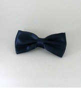 Resim Açık Lacivert Düz Renk Saten Papyon - SP-07 Açık Lacivert 