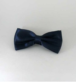 Resim Açık Lacivert Düz Renk Saten Papyon - SP-07 Açık Lacivert 