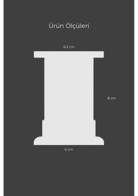 Resim Beyaz Plastik 8cm Mobilya Koltuk Baza Masa Ofis Dolap Ayağı Ayakları Dayanıklı Modern Tasarım Gzm Beyaz 8 Cm 