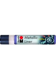 Resim Marabu Metallic Liner Boyutlu Boncuk Boyası 25Ml 750 Mor 