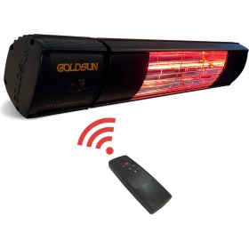 Resim Goldsun Aqua GSA20P 2000W Kumandalı Su Korumalı Açık Alan Elektrikli Infrared Isıtıcı 