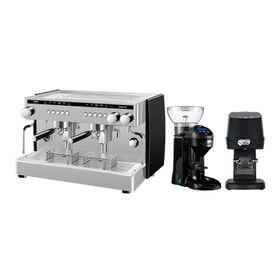 Resim Saeco Perfetta Tam Otomatik Tall Cup Espresso Kahve Makinesi, 2 Gruplu, Siyah + Cunill Tranquilo Tron Kahve Değirmeni + Coffeetech IT-58 Otomatik Tamper 
