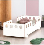 Resim Flower Montessori Yatak 90x190 Mdf Karyola 