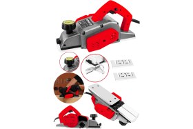 Resim Schatz 800W Sjs Metal Şanzıman Bakır Sargı Motor Çift Bıçaklı Planya Rende Makinesi Kırmızı + 2 Uç 