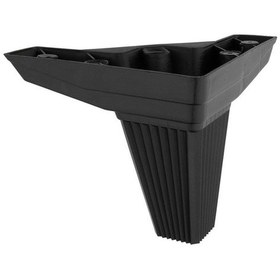 Resim Mobilya Koltuk Ayağı Baza Çekyat Chester Oturma Grubu Ayağı Elmas Siyah 12 Cm 4 Adet 