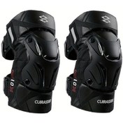 Resim Dashanshop Gece Reflektif Cuirassier Motosiklet Dizlik Motocross Mx Diz Koruyucu Siyah Siyah 