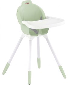 Resim PİLSAN Comfort Mama Sandalyesi Açık Yeşil - 3 Noktalı Emniyet Kemerli Eğitici Bebek Yemek Sandalyesi 