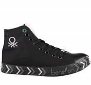 Resim United Colors Of Benetton BN-30627 Siyah Erkek Sneakers 