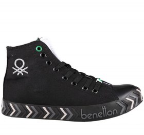 Resim United Colors Of Benetton BN-30627 Siyah Erkek Sneakers 